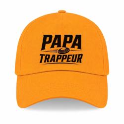 Casquette Ball Trap - Papa trappeur - Cadeau personnalis&eacute; - Jaune