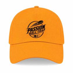 Casquette Ball Trap - Passion Ball Trap - Logo tireur - Jaune