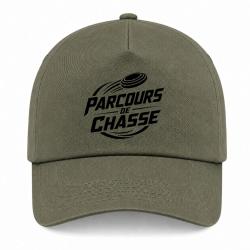 Casquette Ball Trap - Parcours de chasse - Tireur Sporting - Kaki / Noir