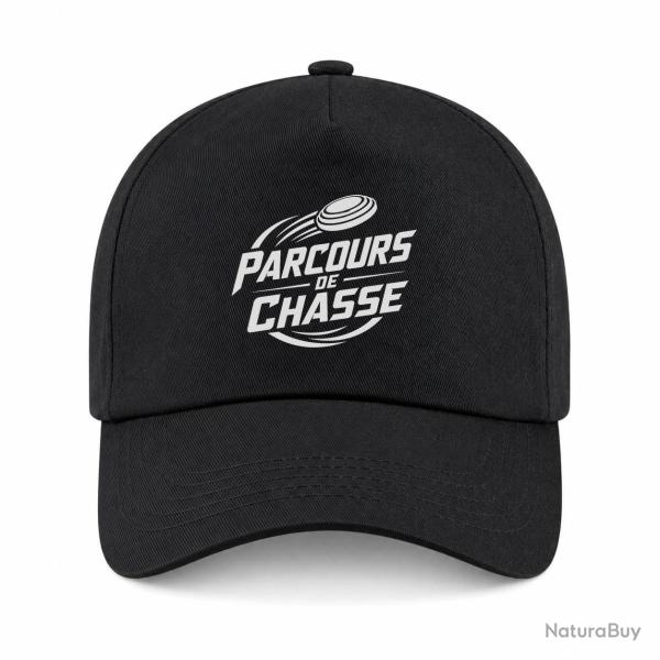 Casquette Ball Trap - Parcours de chasse - Tireur Sporting - Noir