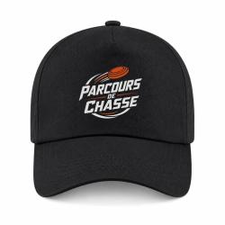 Casquette Ball Trap - Parcours de chasse - Tireur Sporting - Noir / Orange