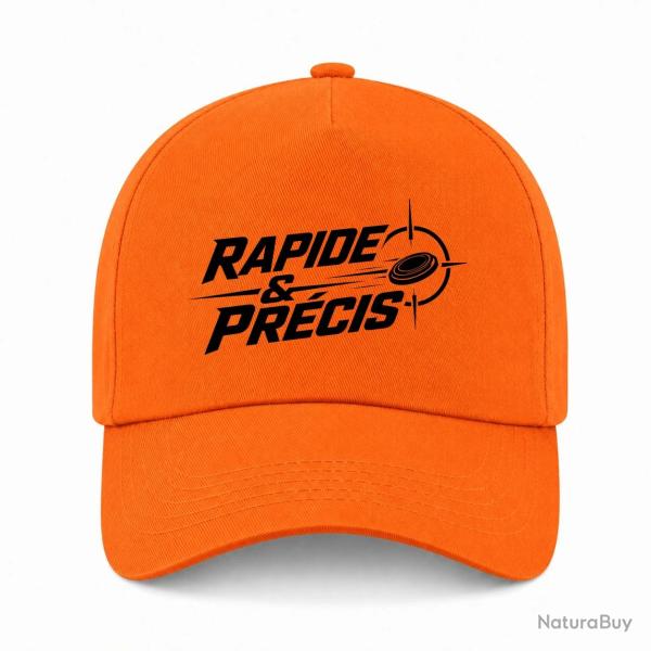 Casquette Ball Trap - Rapide et pr�cis - R�flexe tireur - Orange