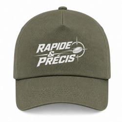 Casquette Ball Trap - Rapide et pr&eacute;cis - R&eacute;flexe tireur - Kaki / Blanc