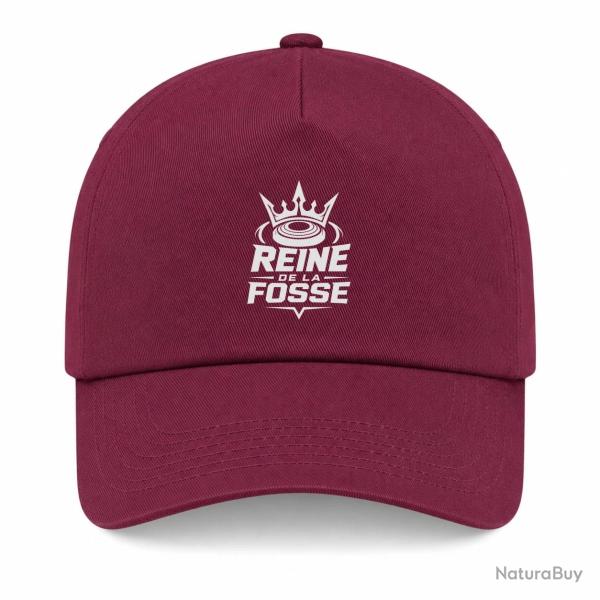 Casquette Ball Trap - Reine de la fosse - Tireuse sportive - Bordeaux