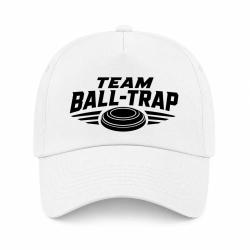 Casquette Ball Trap - Team comp&eacute;tition - Blason plateau - Blanc