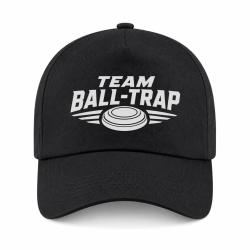 Casquette Ball Trap - Team comp&eacute;tition - Blason plateau - Noir