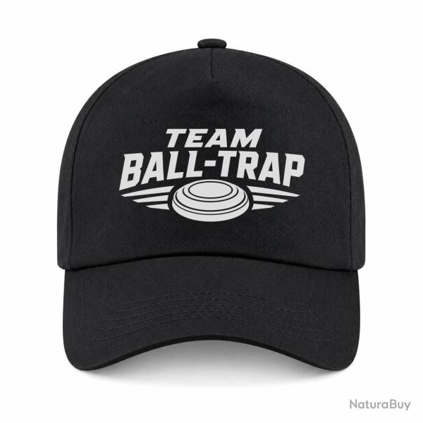 Casquette Ball Trap - Team comp�tition - Blason plateau - Noir