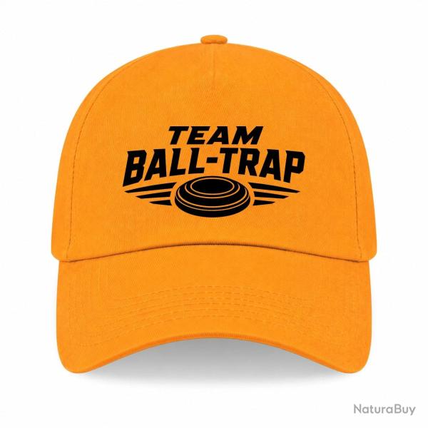 Casquette Ball Trap - Team comp�tition - Blason plateau - Jaune
