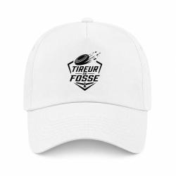 Casquette Ball Trap - Tireur de fosse - Discipline plateau - Blanc