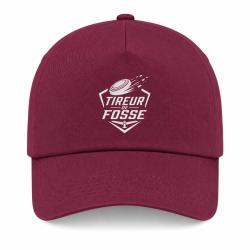 Casquette Ball Trap - Tireur de fosse - Discipline plateau - Bordeaux