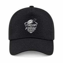 Casquette Ball Trap - Tireur de fosse - Discipline plateau - Noir