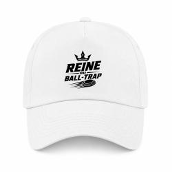 Casquette Ball Trap - Reine du Ball Trap - Couronne - Blanc