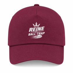 Casquette Ball Trap - Reine du Ball Trap - Couronne - Bordeaux