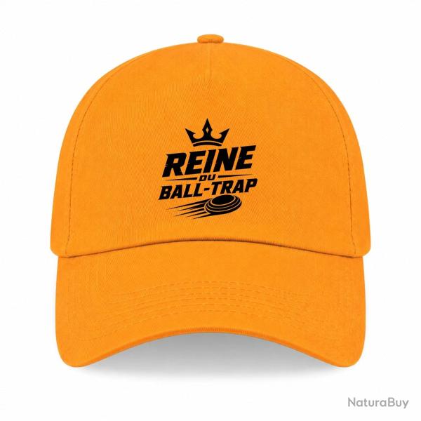 Casquette Ball Trap - Reine du Ball Trap - Couronne - Jaune
