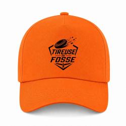Casquette Ball Trap - Tireuse de fosse - Discipline plateau - Orange
