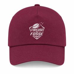Casquette Ball Trap - Tireuse de fosse - Discipline plateau - Bordeaux