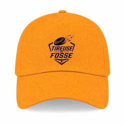 Casquette Ball Trap - Tireuse de fosse - Discipline plateau - Jaune