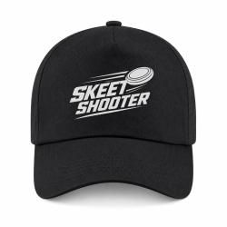 Casquette Ball Trap - Skeet Shooter - Plateaux crois&eacute;s - Noir