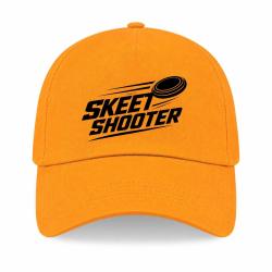 Casquette Ball Trap - Skeet Shooter - Plateaux crois&eacute;s - Jaune