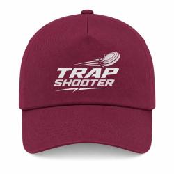 Casquette Ball Trap - Trap Shooter - Fusil sportif - Bordeaux