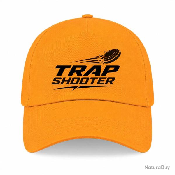 Casquette Ball Trap - Trap Shooter - Fusil sportif - Jaune