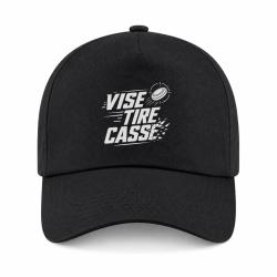 Casquette Ball Trap - Vise, tire, casse - S&eacute;quence de tir - Noir