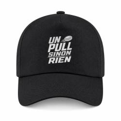 Casquette Ball Trap - Un Pull sinon rien - Slogan - Noir