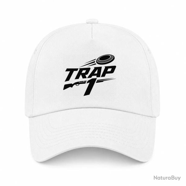 Casquette Ball Trap - Trap1 - S�rie de 25 - Blanc