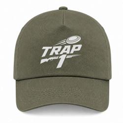Casquette Ball Trap - Trap1 - S&eacute;rie de 25 - Kaki / Blanc