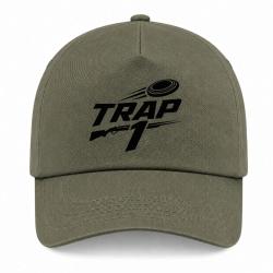 Casquette Ball Trap - Trap1 - S&eacute;rie de 25 - Kaki / Noir