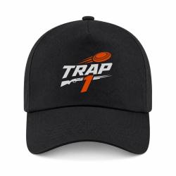 Casquette Ball Trap - Trap1 - S&eacute;rie de 25 - Noir / Orange