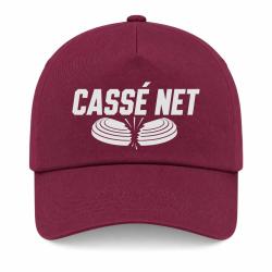 Casquette Ball Trap - Cass&eacute; net - Double plateau - Bordeaux
