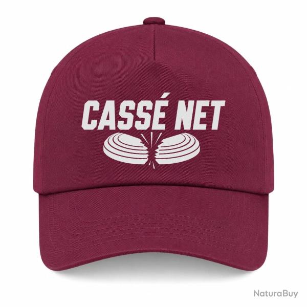 Casquette Ball Trap - Cass� net - Double plateau - Bordeaux