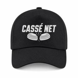 Casquette Ball Trap - Cass&eacute; net - Double plateau - Noir