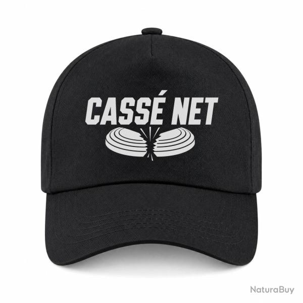 Casquette Ball Trap - Cass� net - Double plateau - Noir