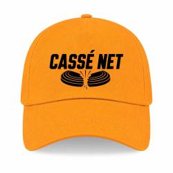 Casquette Ball Trap - Cass&eacute; net - Double plateau - Jaune
