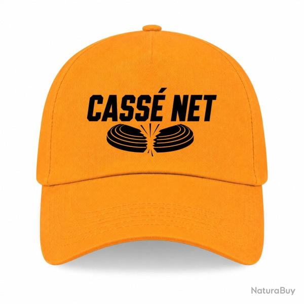 Casquette Ball Trap - Cass� net - Double plateau - Jaune