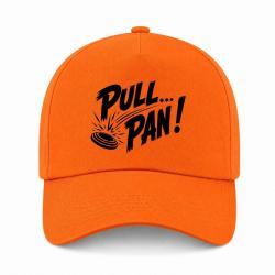 Casquette Ball Trap - Pull Pan - Impact du plateau - Orange