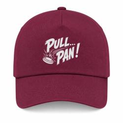Casquette Ball Trap - Pull Pan - Impact du plateau - Bordeaux