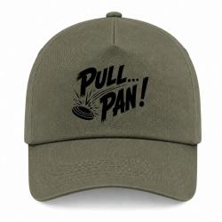 Casquette Ball Trap - Pull Pan - Impact du plateau - Kaki / Noir