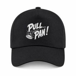 Casquette Ball Trap - Pull Pan - Impact du plateau - Noir