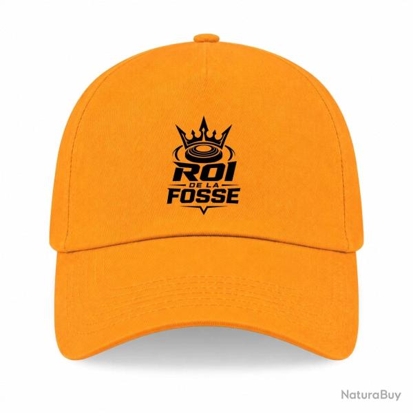Casquette Ball Trap - Roi de la fosse - Tireur sportif - Jaune