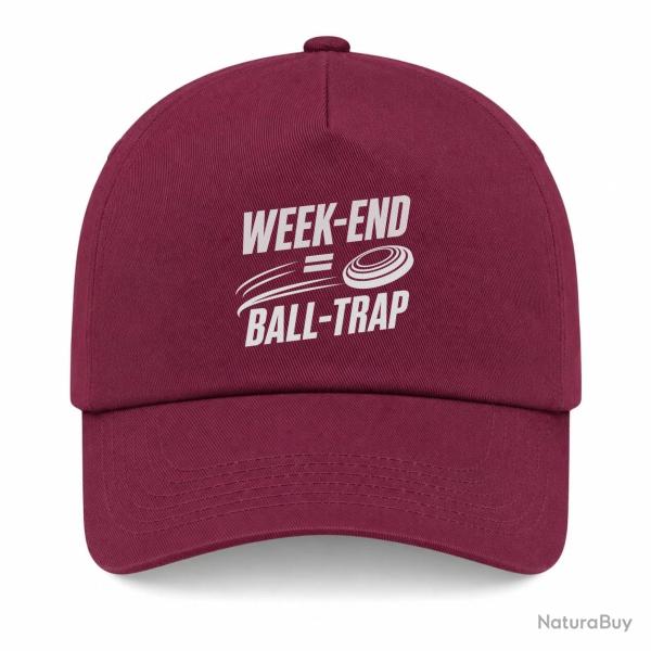 Casquette Ball Trap - Week-end Ball Trap - Stand et plateaux - Bordeaux