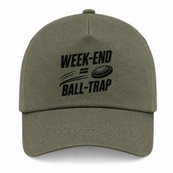 Casquette Ball Trap - Week-end Ball Trap - Stand et plateaux - Kaki / Noir