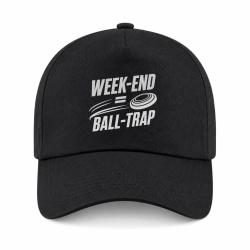 Casquette Ball Trap - Week-end Ball Trap - Stand et plateaux - Noir