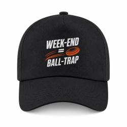 Casquette Ball Trap - Week-end Ball Trap - Stand et plateaux - Noir / Orange