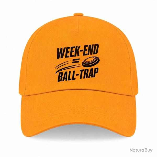 Casquette Ball Trap - Week-end Ball Trap - Stand et plateaux - Jaune
