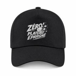 Casquette Ball Trap - Z&eacute;ro plateau &eacute;pargn&eacute; - Tireur d&eacute;termin&eacute; - Noir