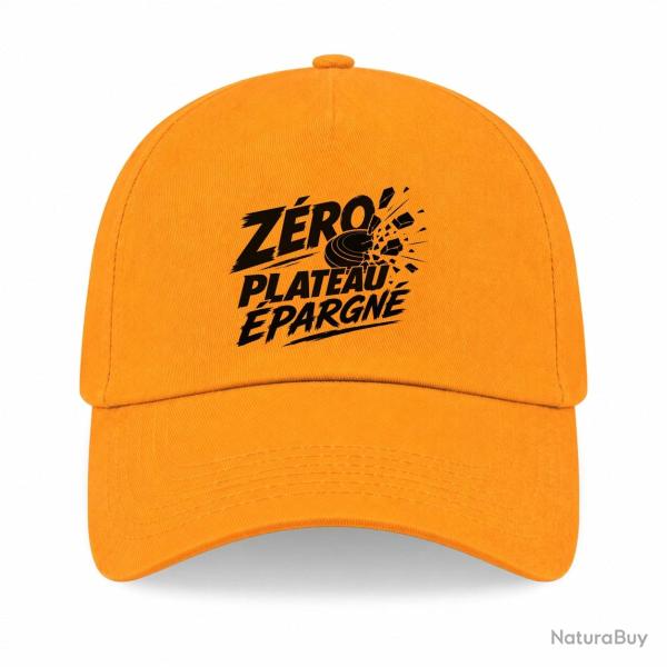 Casquette Ball Trap - Z�ro plateau �pargn� - Tireur d�termin� - Jaune