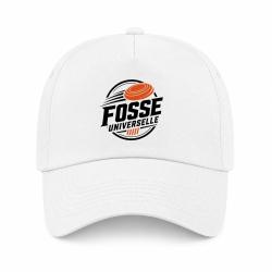 Casquette Ball Trap - Fosse universelle - S&eacute;rie de 25 - Blanc / Orange